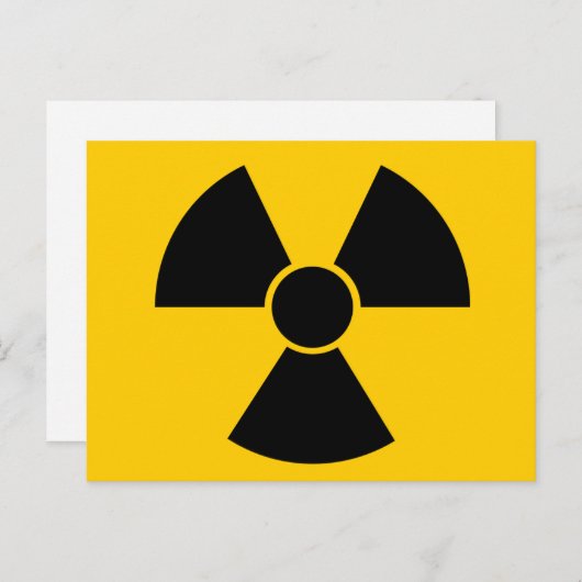 Black Nuke Briefkaart (Voorkant / Achterkant)