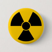 Black Nuke Ronde Button 5,7 Cm (Voorkant)