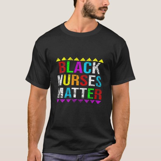 Black Nurses Matter T-shirt (Voorkant)