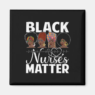 Black Nurses Problem - African American Afro Nurse Magneet