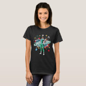 Black Nurses Rock Shirt Super Hero Funny Black Rn (Voorkant volledig)