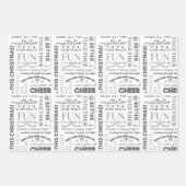 Black Nutcracker Christmas Wrapping Paper (Voorkant)