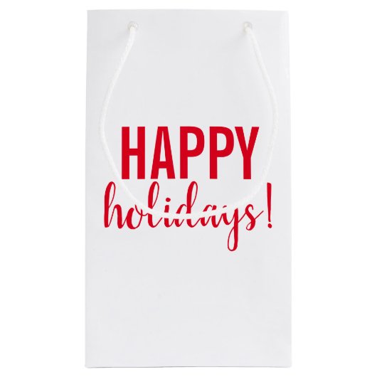 Black Nutcracker "Crushin" It" Gift Bag met drum Klein Cadeauzakje (Achterkant)