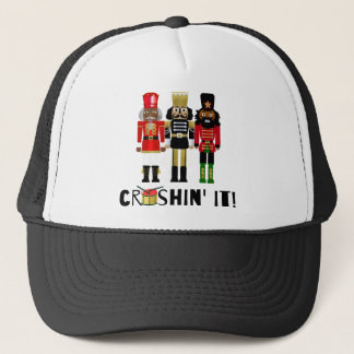Black Nutcracker "Crushin" It" Gift Trucker Pet
