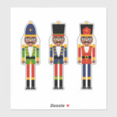 Black Nutcracker Custom-Cut Vinyl Sticker (Vel)