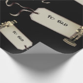 Black Nutkraker to pap kerstpapier Cadeaupapier (Hoek)