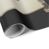 Black Nutkraker to pap kerstpapier Cadeaupapier (Rol Hoek)