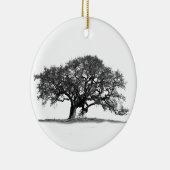 BLACK OAK TREE KERAMISCH ORNAMENT (Rechts)