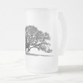 BLACK OAK TREE MATGLAS BIERPUL (Voorkant rechts)