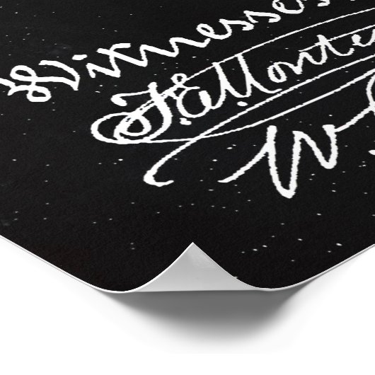 Black | Octrooi op saxofoon Poster (Hoek)