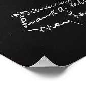 Black | Octrooi voor verbrandingsmotoren Poster (Hoek)