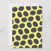 Black Olives verjaardagsfeestje Kaart (Achterkant)