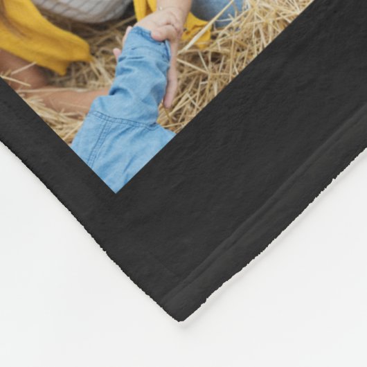 Black oma Ma Fotocollage moederdag Flee Fleece Deken (Hoek)