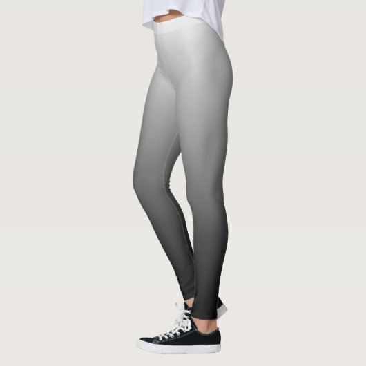 Black Ombre gradiënt vervaagd Leggings (Links)