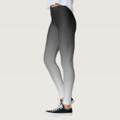 Black Ombre gradiënt vervaagd Leggings (Links)