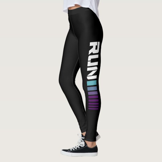Black Ombré run Active Sports Leggings (Links)