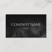 Black Ombre Waterverf Visitekaartje (Voorkant)