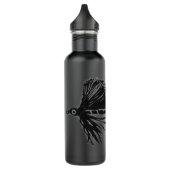 "Black on Black" Streamer Water Fles (Links)