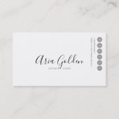 Black on White Zeer minimale Typography Loyalty (Voorkant)