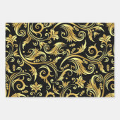 Black Onyx en Gold Inpakpapier Vel (Voorkant)