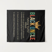 Black oom Definition Proud oom Wandkleed (Voorkant (horizontaal))