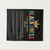 Black oom Definition Proud oom Wandkleed (Voorkant (horizontaal))