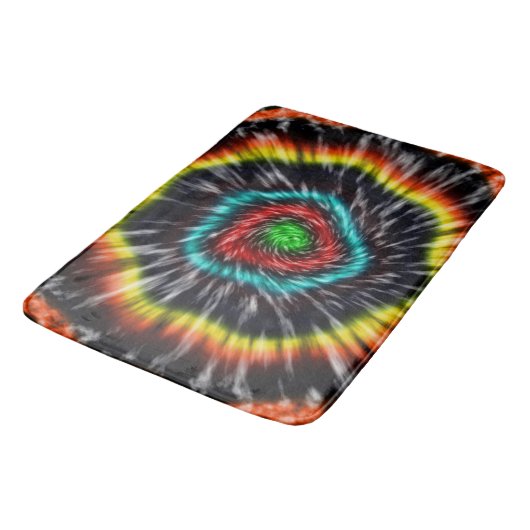 Black Opal Tie Dye Badmat (Gekanteld)