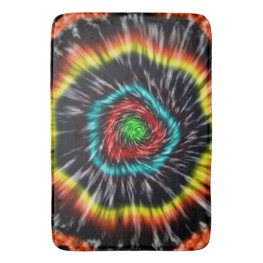 Black Opal Tie Dye Badmat (Voorkant Verticaal)