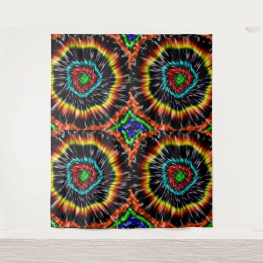 Black Opal Tie Dye Wandkleed (Voorkant)