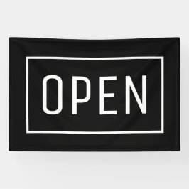 BLACK OPEN SIGN SPANDOEK