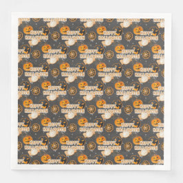BLACK ORANGE HAPPY HALLOWEEN COOKIES SERVET