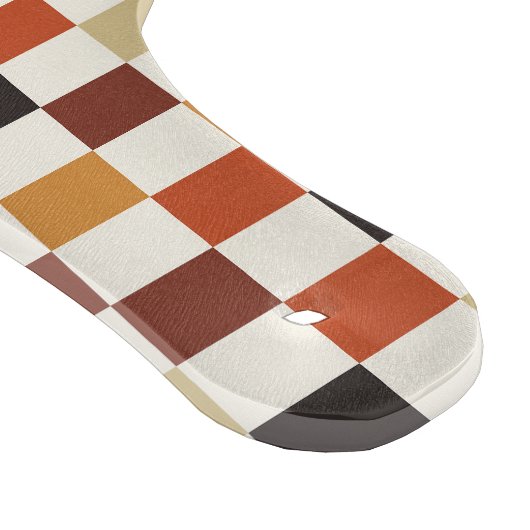 BLACK ORANGE RED BROWN FALL CUBES SNIJPLANK (Hoek)