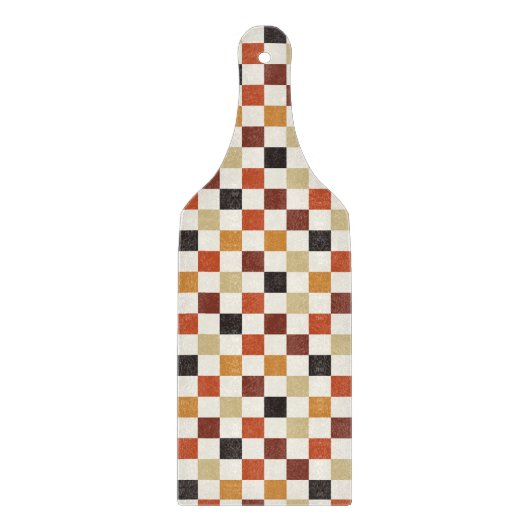 BLACK ORANGE RED BROWN FALL CUBES SNIJPLANK (Voorkant)