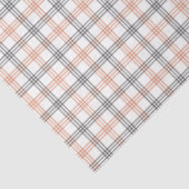 Black & Orange Striped Tissue Paper Tissuepapier (Detail)