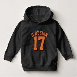 Black & Orange Toddler | Jersey Design-sport