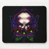 "Black Orchid Fairy" Mousepad Muismat (Voorkant)