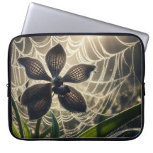 Black Orchid Spiderweb Floral