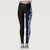 Black Oregon State Grape Leggings (Voorkant)
