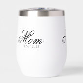 Black Ornate Script Established Mom (Voorkant)