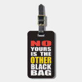 Black Other Black Bag Bagagelabel (Voorkant verticaal)
