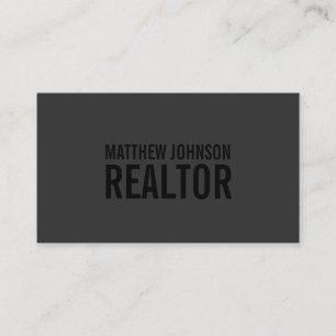 Black Out Realtor Visitekaartjes