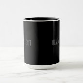 Black Out - Typografie Mok (Midden)