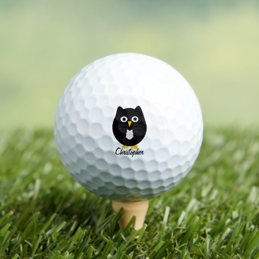 Black Owl Design Golfballen (Insitu Shirt)