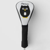 Black Owl Design Golfheadcover (Voorkant)