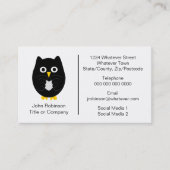 Black Owl Design Visitekaartje (Voorkant)