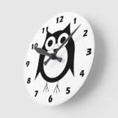 Black Owl Design Wall-klok Ronde Klok (Hoek)