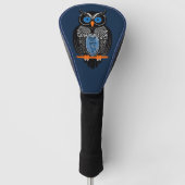 Black Owl Golfheadcover (Voorkant)