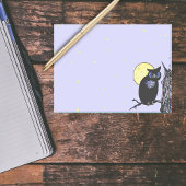 Black Owl Tree Moon Stars Post-it® Notes