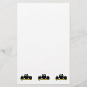 Black Owls Design Briefpapier (Achterkant)
