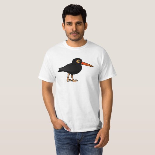 Black Oystercatcher T-shirt (Voorkant volledig)